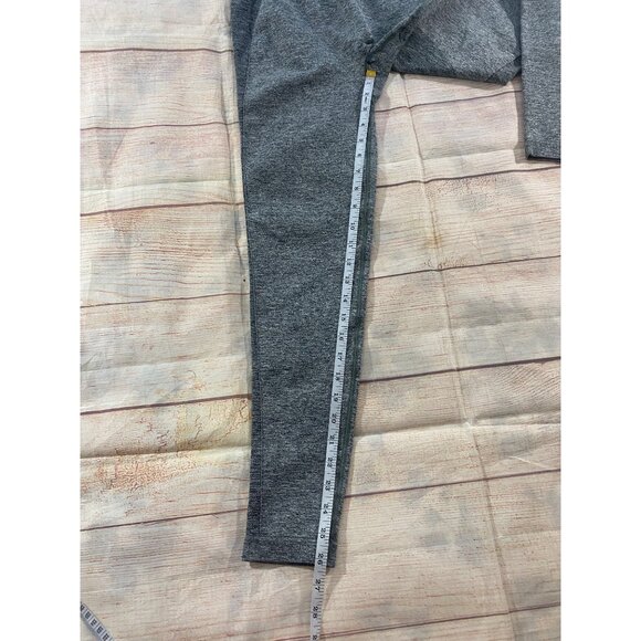 Gymshark Women's High Waisted Athletic Workout Leggings In Grey Marl - Large - Picture 4 of 12